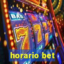 horario bet